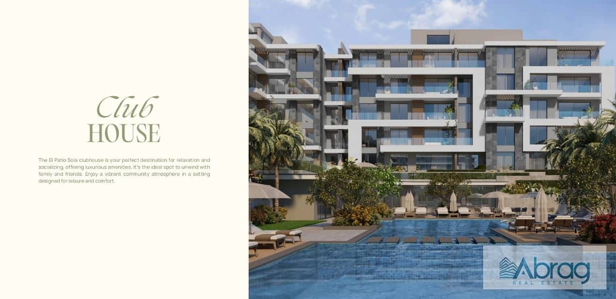 Great Investment Opportunity Lavista Sherouk Suez Road Apartments Project New Launch Patio Sola 5