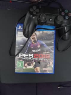 Playstation 4 Slim 1TB + 1 controller + pes 2019 cd 0