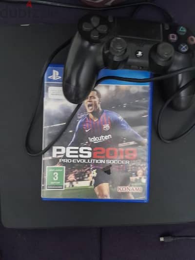 Playstation 4 Slim 1TB + 1 controller + pes 2019 cd