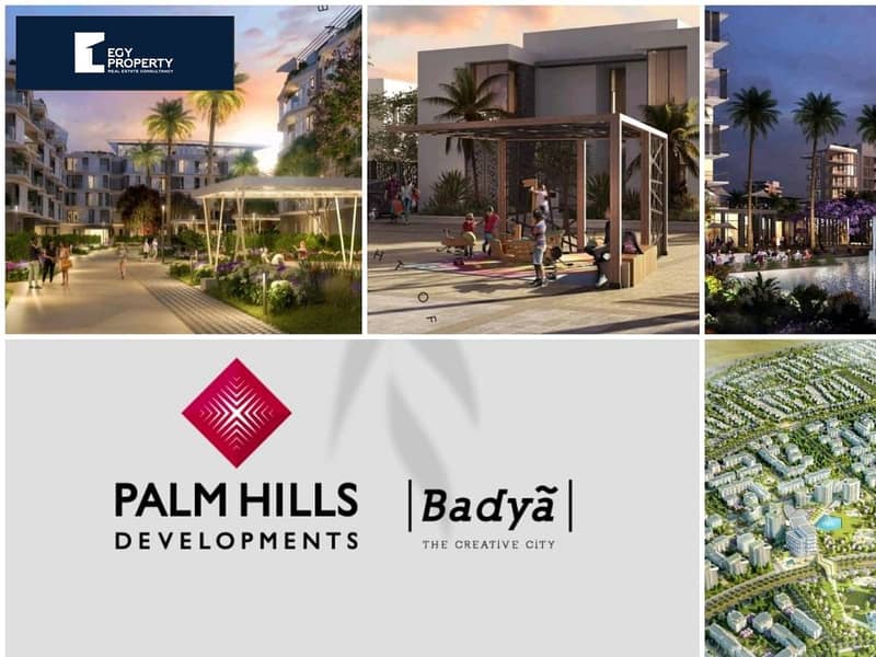 Standalone With Installments For Sale In Palm Hills Badya Very Prime Location  Ready To Move - 6th of October 7