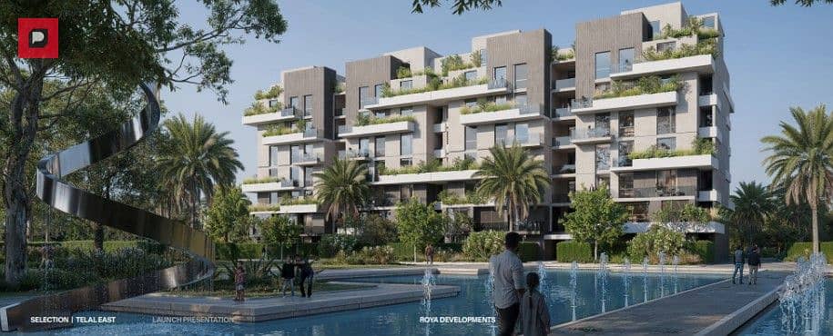 Special duplex apartment for sale in Telal East Compound heart of 5th Settlement next to Palm Hills and Mountain View,minutes from Cairo Airport & AUC 4