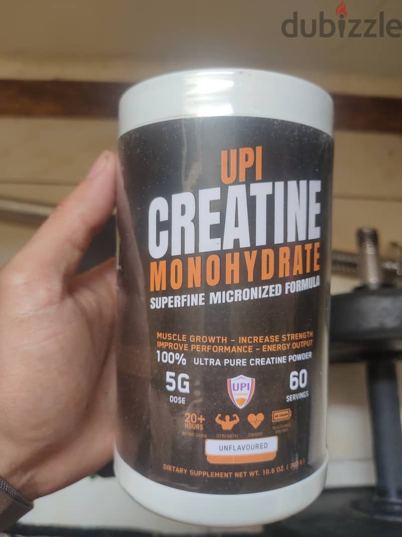 كرياتين مونوهيدريت من شركة UPI ٦٠ جرعة
 UPI  supplements 0