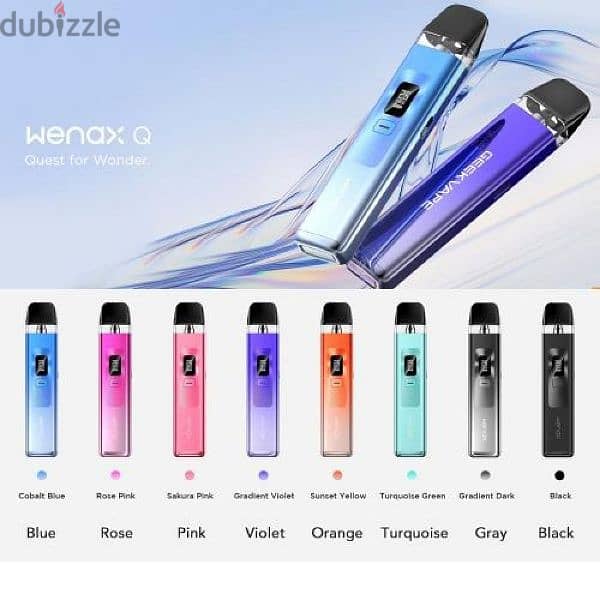 WENAX Q MINI GEEK VAPE  وينكس كيو من جيك فيب جديد متبرشم 3