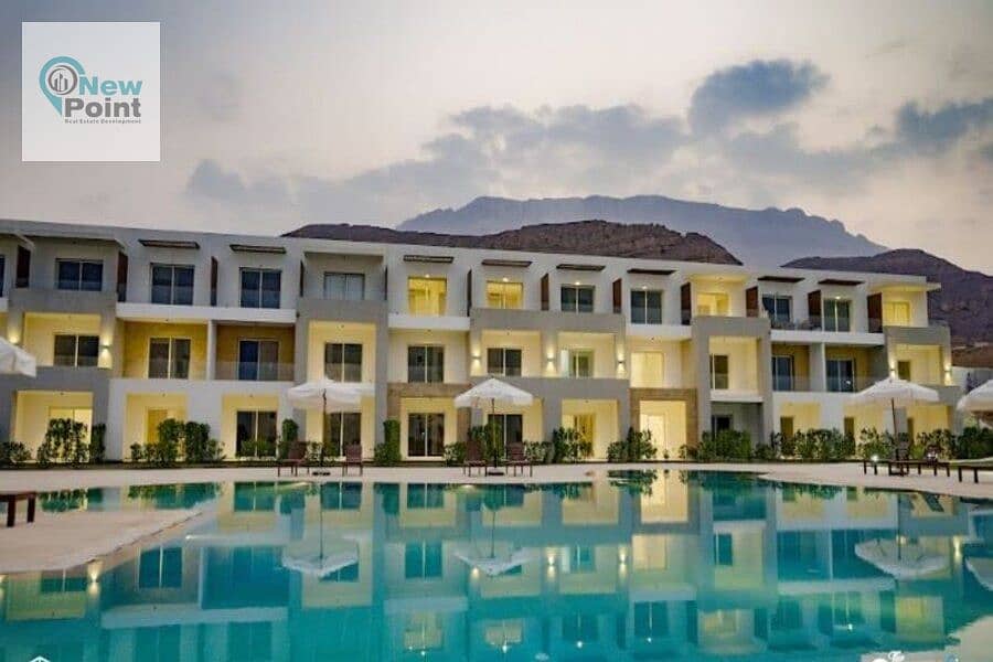 Receive a 104m chalet without a down payment, super deluxe finishing + ready for inspection in Ain Sokhna 1