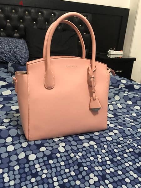 Orignal Charles & Keith Pink Handbag 0