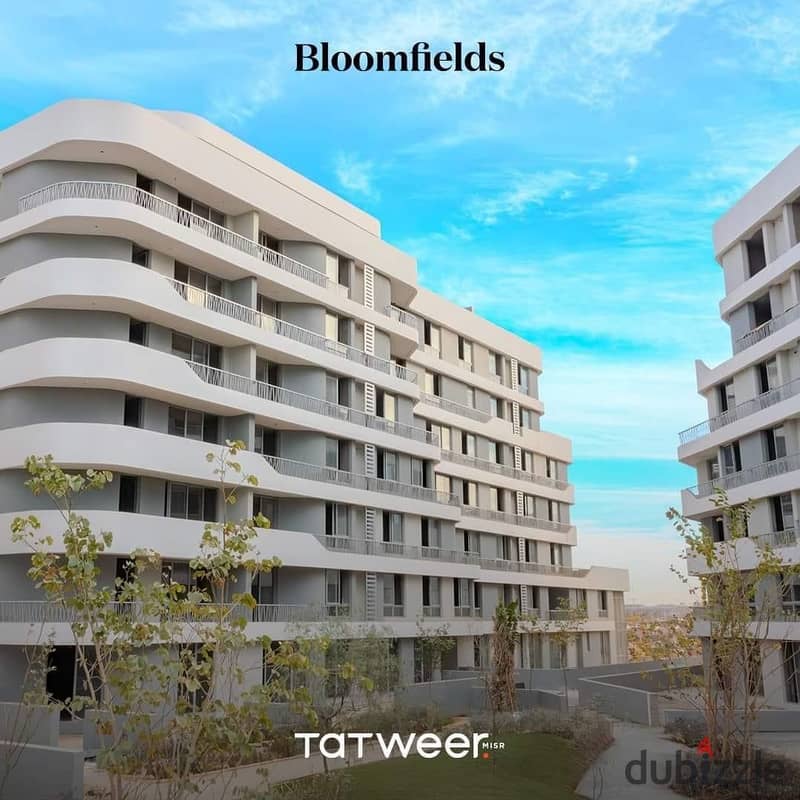 Fully Finished Apartment with a 5% Down Payment in the Best Location in Future City, near Madinaty and the airport, in Bloomfields Compound by Tatwer 4