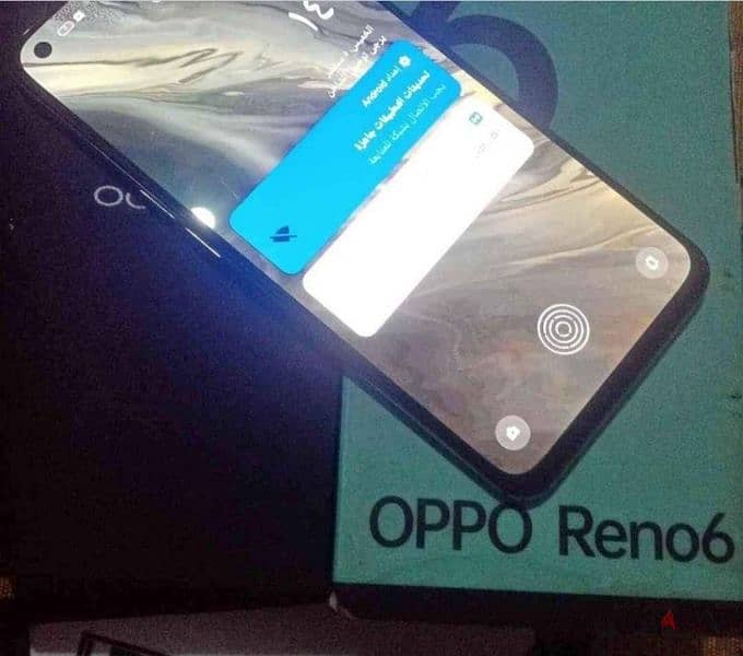 opoo Reno6 128g ram8+8 بالكرتونة فابرييييكة كسر الزيروووو 4