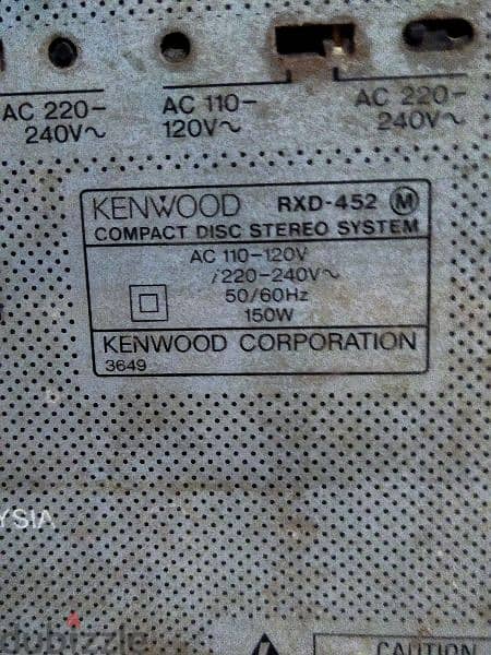 Kenwood XD-452 4