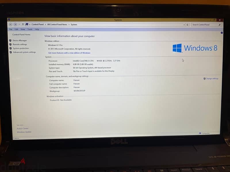 Laptop Dell inspiron 1564 4