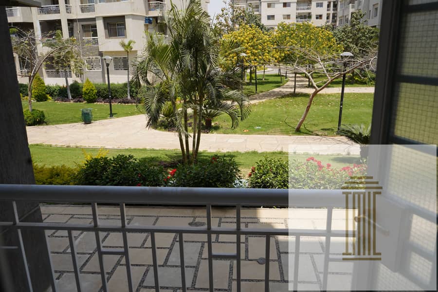 For sale, RTM 136 sqm apartment, ground floor, best view garden, in group B10, Madinaty , lowest price, supplementary installments 0