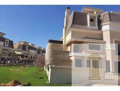 For sale, S-Villa, discount 42% with installment 6 years , in Sarai Compound, New Cairo