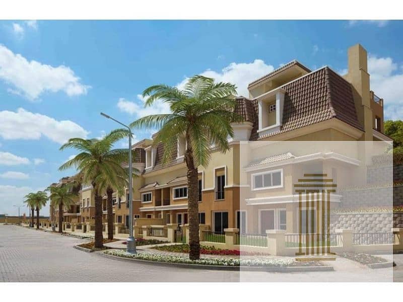 For sale, S-Villa, discount 42% with installment 6 years , in Sarai Compound, New Cairo 15