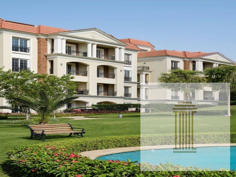 Apartment with private garden for sale in Regents Square in installments over 7 years - 10% down payment - fully finished with air conditioning 0