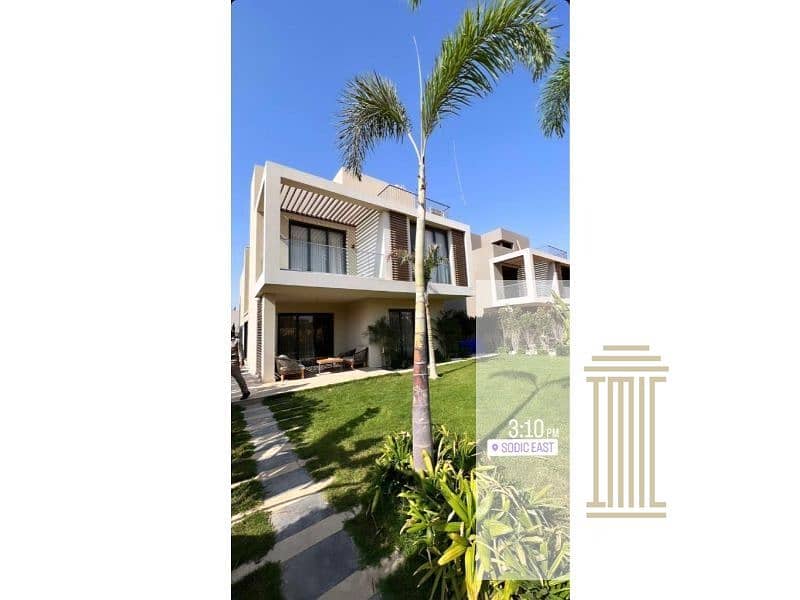 Stand-alone villa, ultra super luxury finishing, 392 meters, with private pool, wide garden view, 5 rooms, 5% down payment, 10-year installment 12