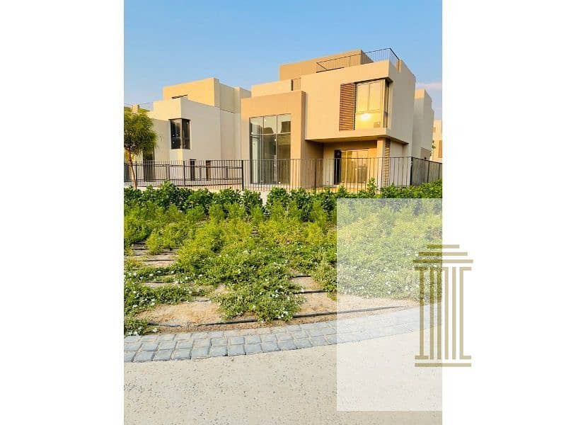 Stand-alone villa, ultra super luxury finishing, 392 meters, with private pool, wide garden view, 5 rooms, 5% down payment, 10-year installment 16