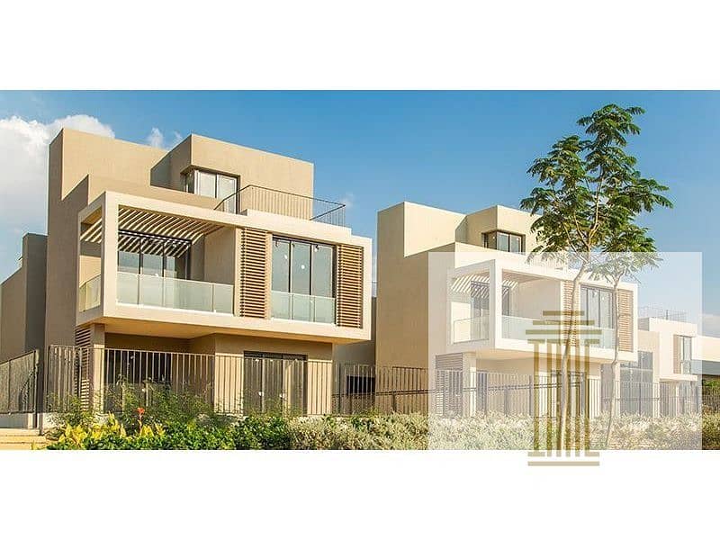 Stand-alone villa, ultra super luxury finishing, 392 meters, with private pool, wide garden view, 5 rooms, 5% down payment, 10-year installment 20