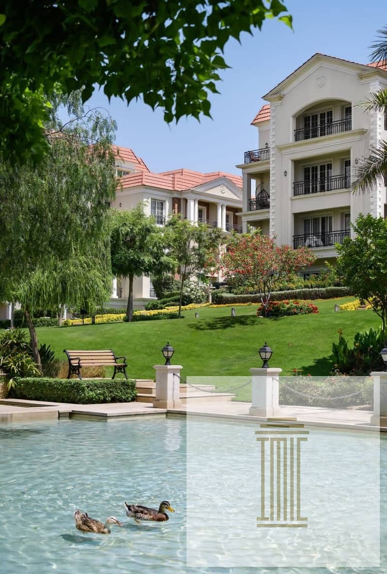 3-bedroom apartment, super luxurious, sea view, garden view, for sale in Regent’s Square Compound, installments over 7 years 6