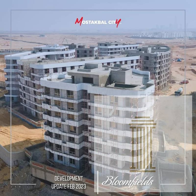 Apartment 180 m2, ultra super deluxe finishing, delivery in one year, Bloomfields Compound, next to Madinaty, 5% down payment, installments over 10 ye 22