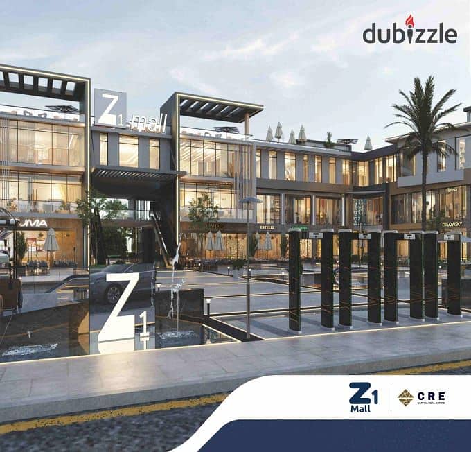 Own your Fully finished administrative , office at z1 Mall, in shorouk City, 5 minutes away from Sodic New Heliopolis . 2