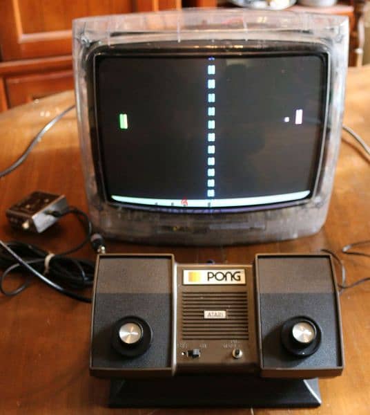 فرصة نادرة لاقتناء  لعبة Pong الأصليه من Atari انتاج سنه 1975 1