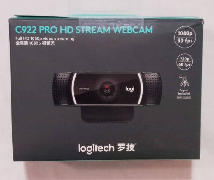 logitech C922 pro HD Stream WebCam 0