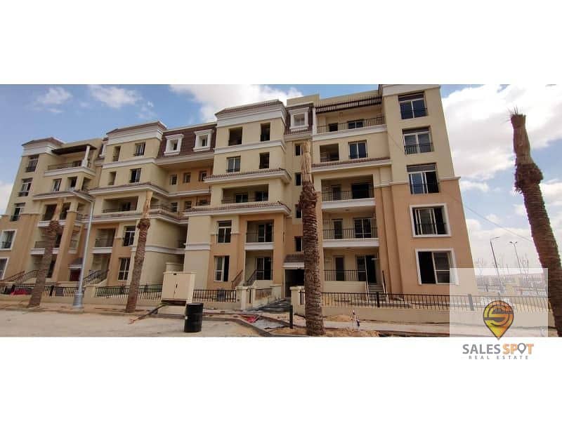 Own a 155-meter apartment with a 42% discount in a compound in front of Madinaty - Sarai compound 4