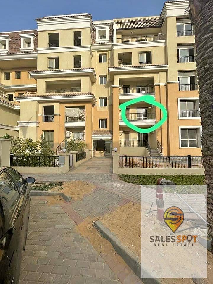 With a 42% discount, an apartment of 133 square meters for sale in a compound in front of Shorouk City - Sarai Compound 2