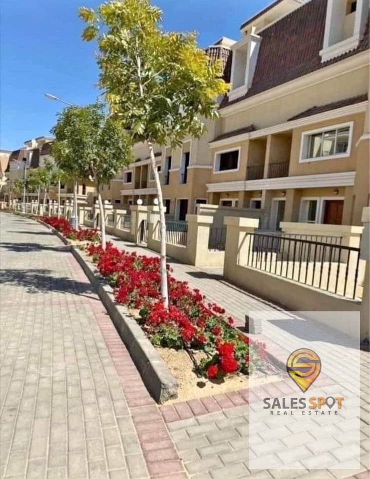 With a 42% discount, an apartment of 133 square meters for sale in a compound in front of Shorouk City - Sarai Compound 7