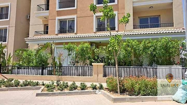 With a 42% discount, an apartment of 133 square meters for sale in a compound in front of Shorouk City - Sarai Compound 10