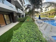 Apartment with garden (immediate delivery + finished) for sale in Fifth Settlement, El Patio 7 Compound 0