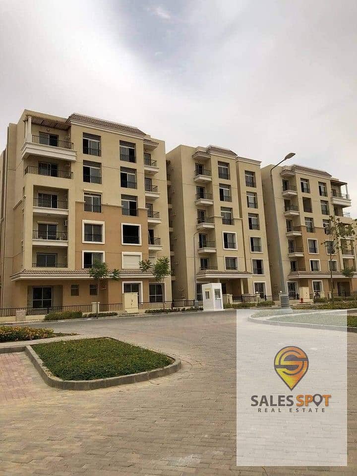 دوبلكس open view للبيع duplex with roof في كمبوند سراي sarai بخصم 42% بجوار مدينتي وبالقرب من التجمع الخامس 1