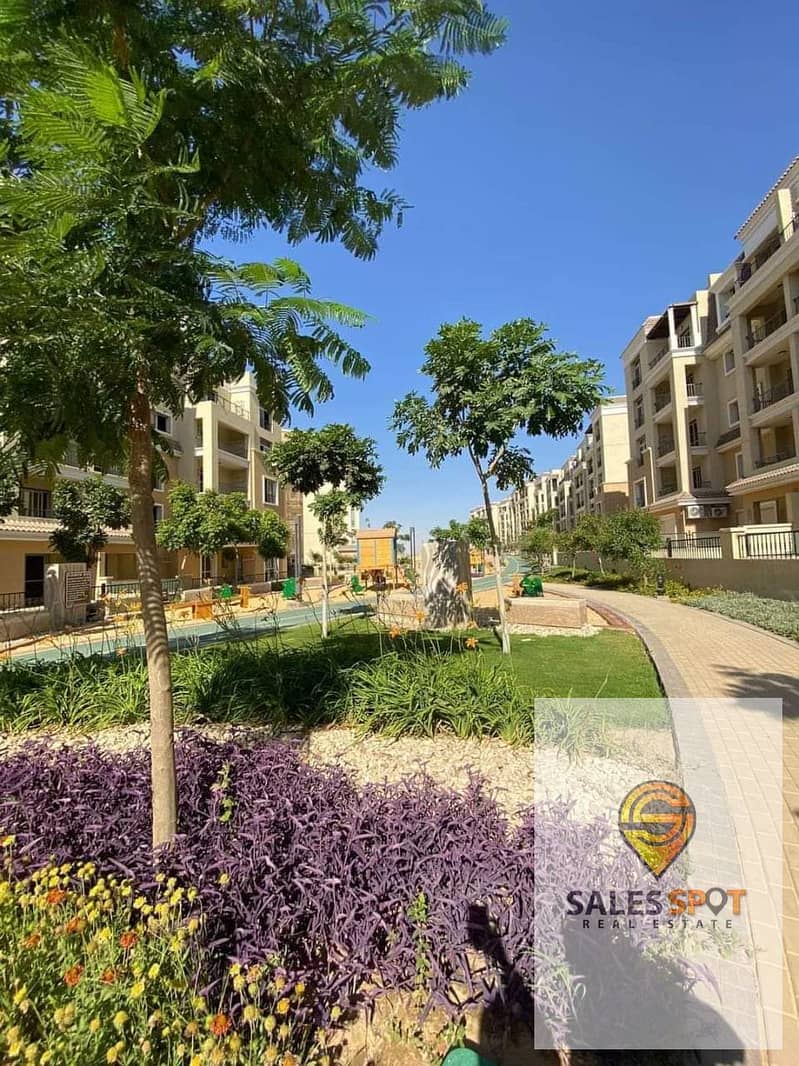 دوبلكس open view للبيع duplex with roof في كمبوند سراي sarai بخصم 42% بجوار مدينتي وبالقرب من التجمع الخامس 2