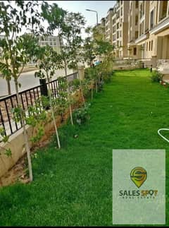 Apartment 3 rooms in private garden  in Sarai Compound for sale 158 meters open view next to Madinaty ( 42%  discount ) 0