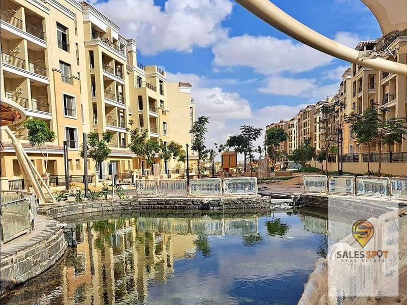 شقة 3 غرف بـ جاردن خـاصة  في كمبوند سراي sarai للبيع 158 مـتـر open view بجـوار مدينتـي ( بخصم 42%  ) 3