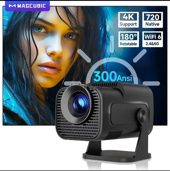 بروجكتور Magcubic Y320 Mini: سينما محمولة بجودة 4K 0