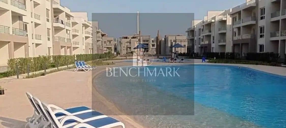 Penthouse chalet for sale 145m in Aroma Village, Ain Sokhna, finished with air conditioners and gas, double sea view, 5-year installments next to Azha 4