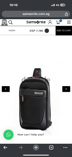 cross bag samsonite