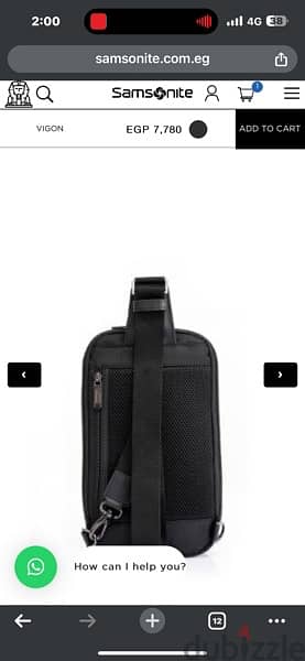 cross bag samsonite 2