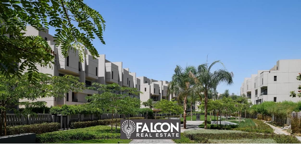 Own your home in installments in Al Burouj Compound, Shorouk City, with a wonderful view of the green spaces 0