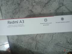 Redmi a3 جديد 0