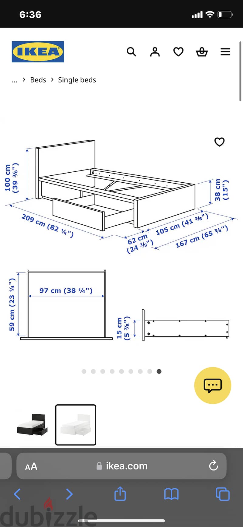 Ikea bed 2