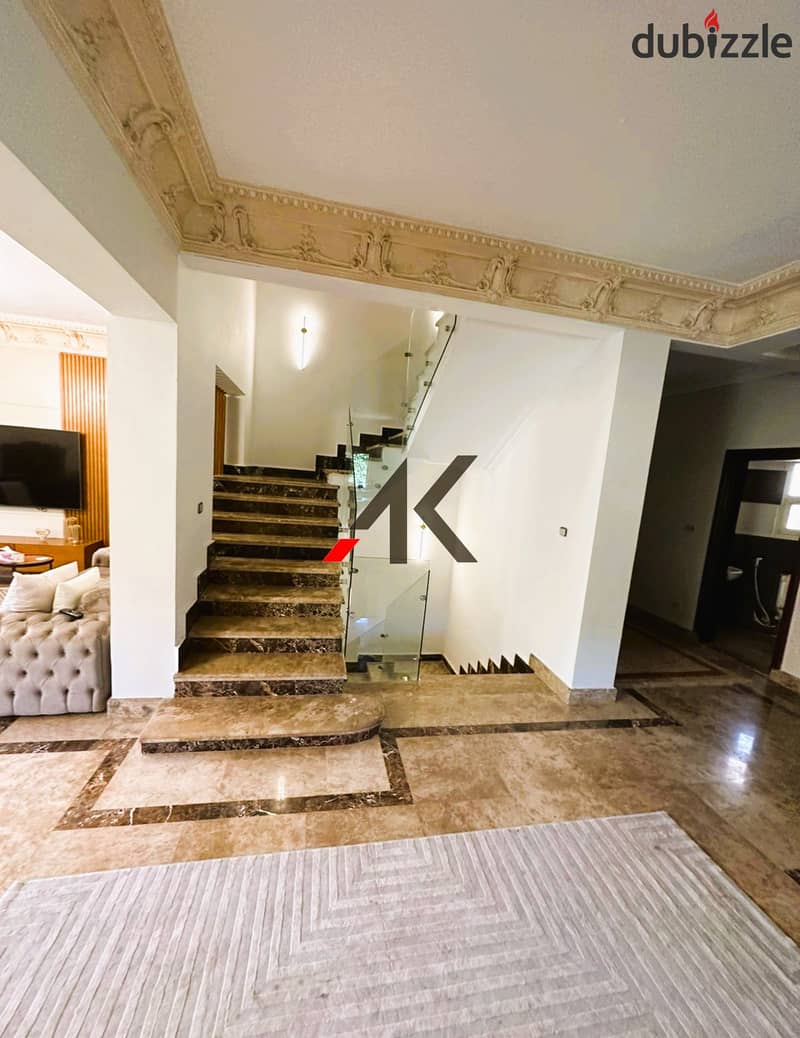 Finished Twin House For Rent in Kattameya Residence - New Cairo 5