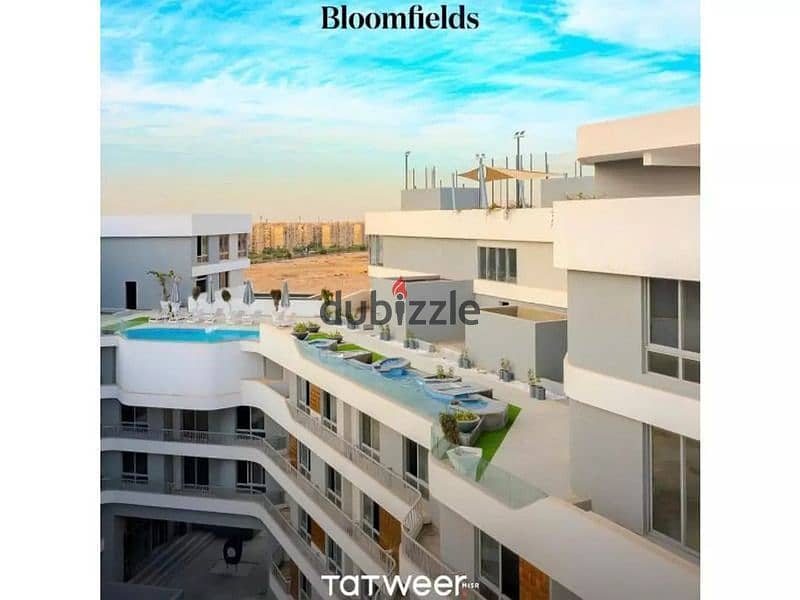 Apartment 3BR's  Finished, delivery 1 year, less than its price by 1.3 million, installments 10 years in Bloomfields  شقة للبيع في بلوم فيلدز 2