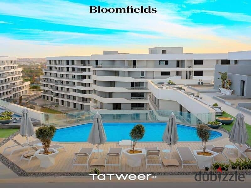 Apartment 3BR's  Finished, delivery 1 year, less than its price by 1.3 million, installments 10 years in Bloomfields  شقة للبيع في بلوم فيلدز 4