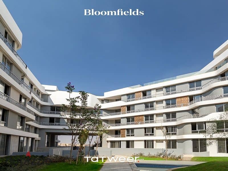 Apartment 3BR's  Finished, delivery 1 year, less than its price by 1.3 million, installments 10 years in Bloomfields  شقة للبيع في بلوم فيلدز 9