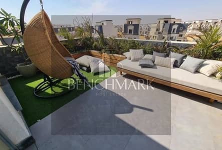 Sky Loft Roof for sale 5 rooms corner Mountain View iCity October Club Park Compound next to Mall of Arabia and Sheikh Zayed entrance