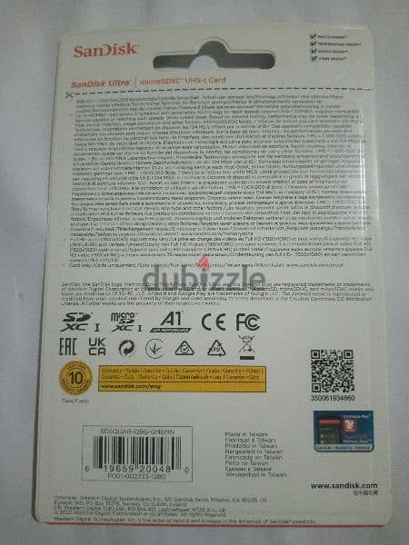 كارت ميموري سان ديسك الترا 128 جيجا جديد متبرشم 1