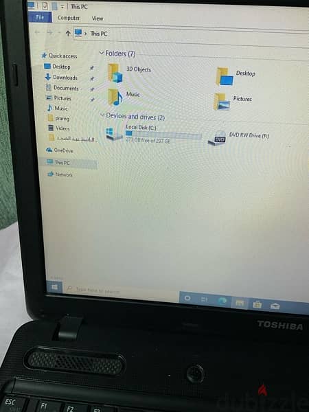 لاب توشيبا c660 كورi5 هارد 320 رامات 4 9