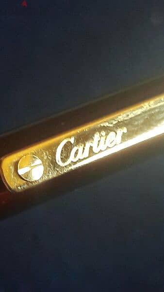 cartier santos ballpoint pen original new with box 2