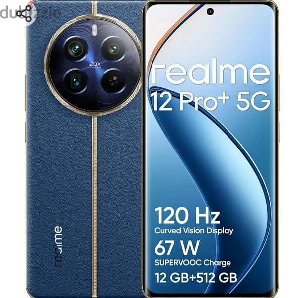 Realme 12 pro plus+ 5G اللون الازرق 0